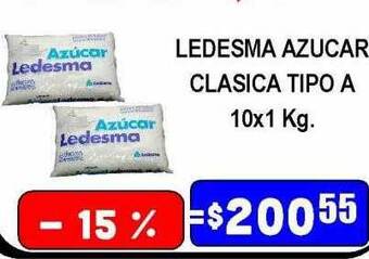 Dulcenter Ledesma azucar clasica tipo a oferta