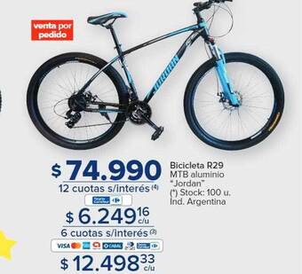 Carrefour Bicicleta r29 mtb aluminio oferta