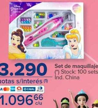 Carrefour Set de maquillaje oferta