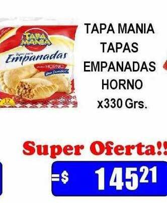 Dulcenter Tapa mania tapas empanadas horno oferta