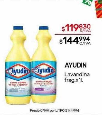 Nini Mayorista Ayudin lavandina frag. oferta