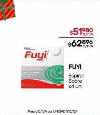 Nini Mayorista Fuyi espiral sobre oferta