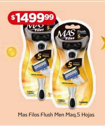 Medamax Mas filos flush men maq. 5 hojas oferta
