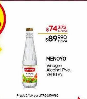 Nini Mayorista Menoyo vinagre alcohol pvc. oferta