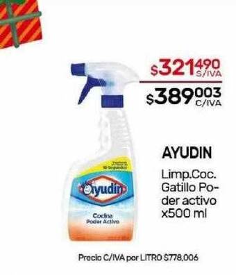 Nini Mayorista Ayudin limp. coc. gatillo poder activo oferta