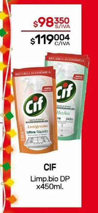 Nini Mayorista Cif limp. bio dp oferta