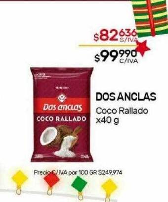 Nini Mayorista Dos anclas coco rallado oferta