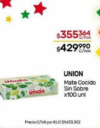 Nini Mayorista Union mate cocido sin sobre oferta