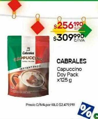 Nini Mayorista Cabrales capuccino doy pack oferta