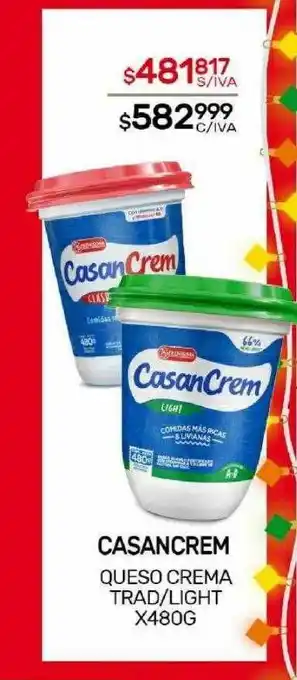 Nini Mayorista Casancrem queso crema trad light oferta