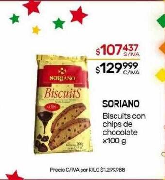 Nini Mayorista Soriano biscuits con chips de chocolate oferta