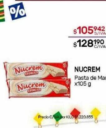 Nini Mayorista Nucrem pasta de maní oferta
