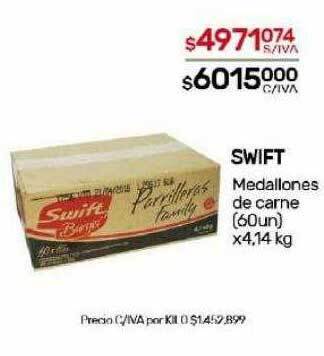 Nini Mayorista Swift medallones de carne oferta