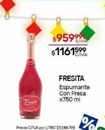 Nini Mayorista Fresita espumante con fresa oferta