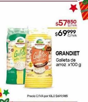 Nini Mayorista Grandiet galleta de arroz oferta