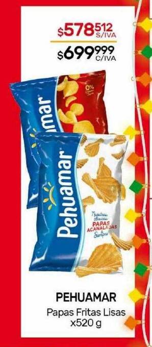 Nini Mayorista Pehuamar papas fritas lisas oferta