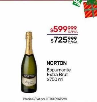 Nini Mayorista Norton espumante extra brut oferta