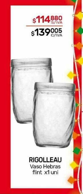 Nini Mayorista Rigolleau vaso hebras flint oferta