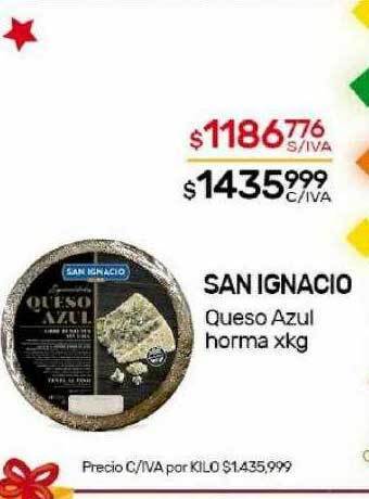 Nini Mayorista San ignacio queso azul horma oferta