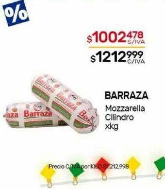 Nini Mayorista Barraza mozzarella cilindro oferta