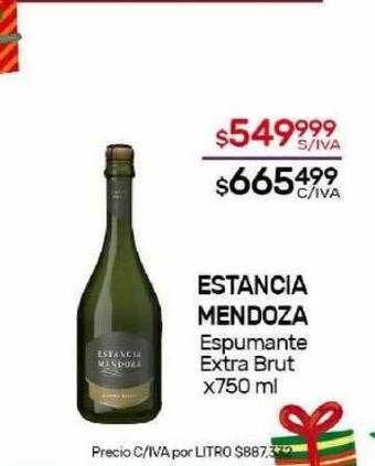 Nini Mayorista Estancia mendoza espumante extra brut oferta