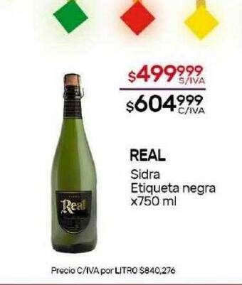 Nini Mayorista Real sidra etiqueta negra oferta
