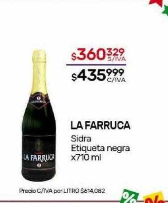 Nini Mayorista La farruca sidra etiqueta negra oferta