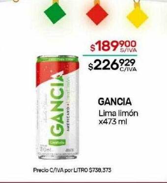 Nini Mayorista Gancia lima limón oferta