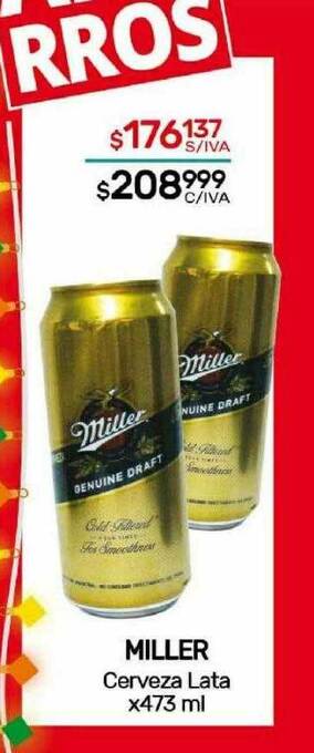 Nini Mayorista Miller cerveza lata oferta