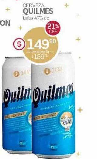 Alvear Cerveza quilmes oferta