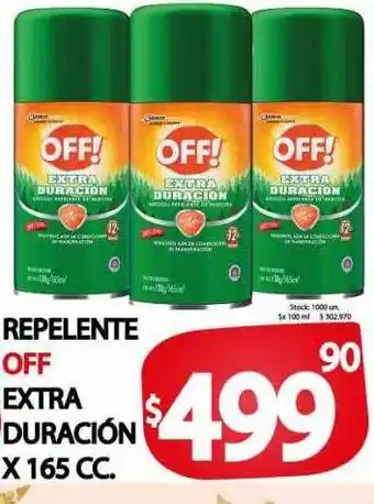 Supermercados Mariano Max Repelente off extra duración oferta