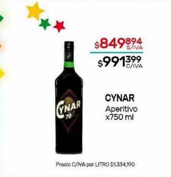 Nini Mayorista Cynar aperitivo oferta