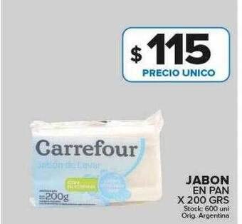 Carrefour Maxi Jabon en pan oferta