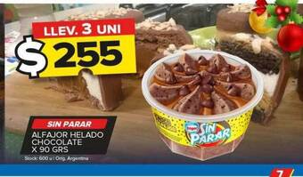 Carrefour Maxi Sin parar alfajor helado chocolate oferta