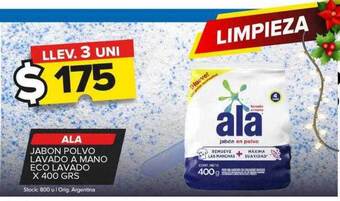 Carrefour Maxi Ala jabon polvo lavado a mano eco lavado oferta