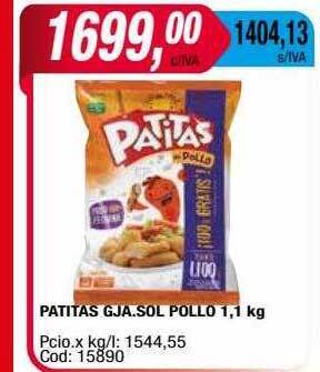Maxiconsumo Patitas gja. sol pollo oferta