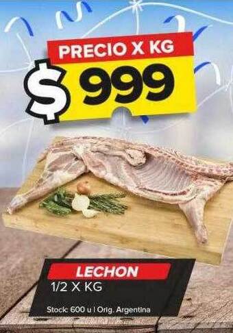 Carrefour Maxi Lechon 1-2 x kg oferta