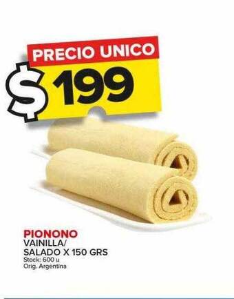 Carrefour Maxi Pionono vainilla-salado oferta