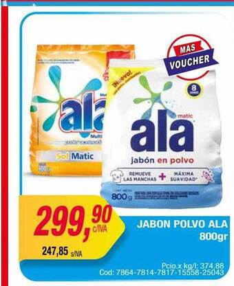 Maxiconsumo Jabon polvo ala oferta