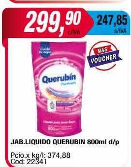 Maxiconsumo Jab. liquido querubin oferta