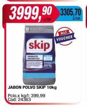 Maxiconsumo Jabon polvo skip oferta