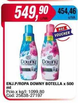 Maxiconsumo Enj. p ropa downy botella oferta