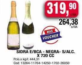 Maxiconsumo Sidra e bca - negra - s alc. oferta