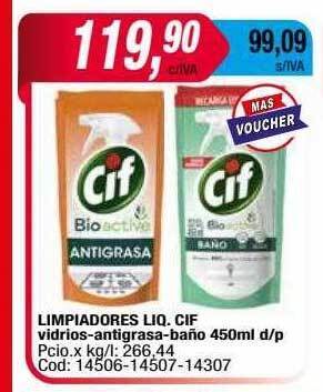 Maxiconsumo Limpiadores liq. cif oferta