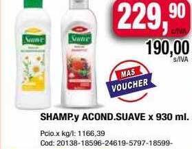 Maxiconsumo Shamp y acond suave oferta