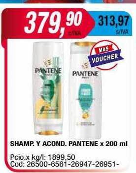 Maxiconsumo Shamp. y acond. pantene oferta