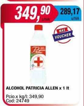 Maxiconsumo Alcohol patricia allen oferta