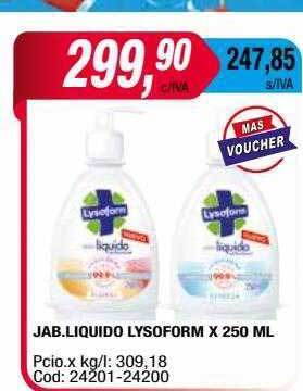 Maxiconsumo Jab. liquido lysoform oferta