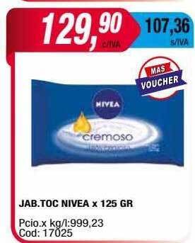 Maxiconsumo Jab. toc nivea oferta