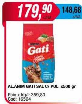 Maxiconsumo Al. anim gati sal c pol oferta